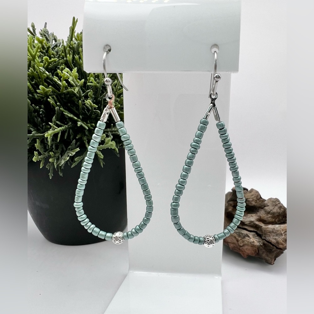 BOHEMIAN GLASS BEADS EARRINGS